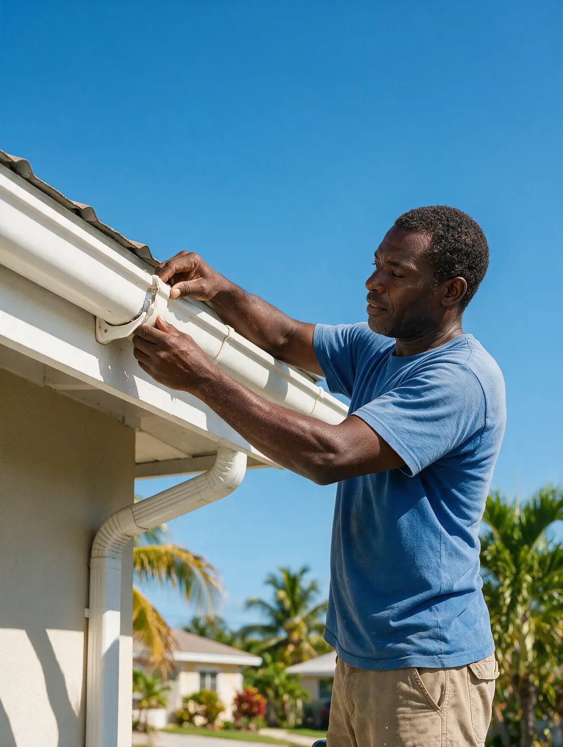 Roofline and guttering maintenance